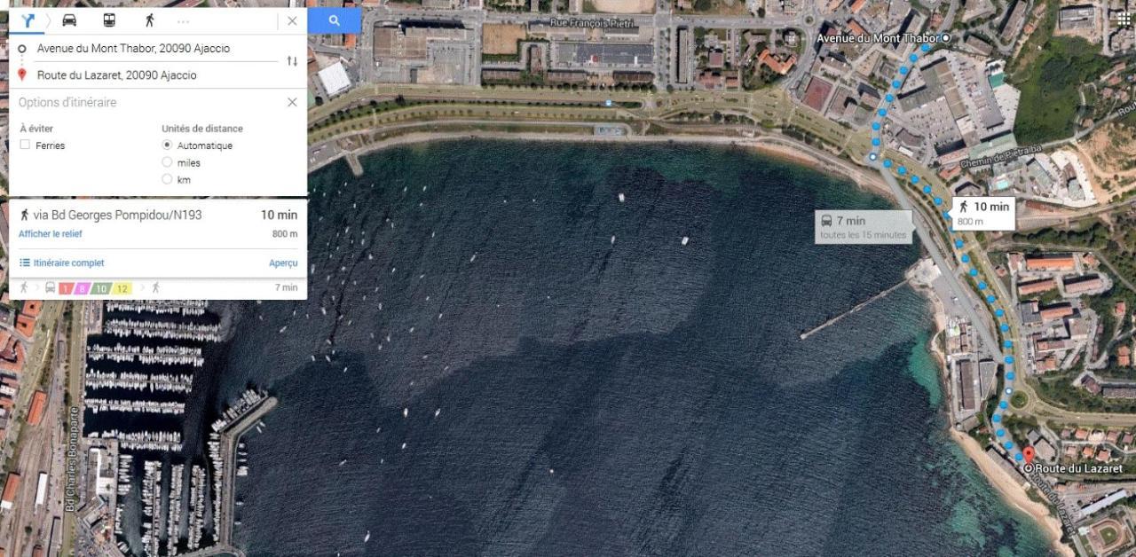 Bel Orizonte, Grand Appart 70M2 Vue Mer Ajaccio  Bagian luar foto